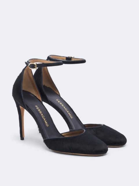 FERRAGAMO Maily calf hair pumps
