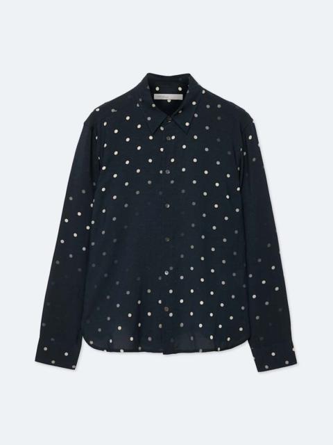 ALLSAINTS FADE POLKA-DOT SLIM-FIT SHIRT