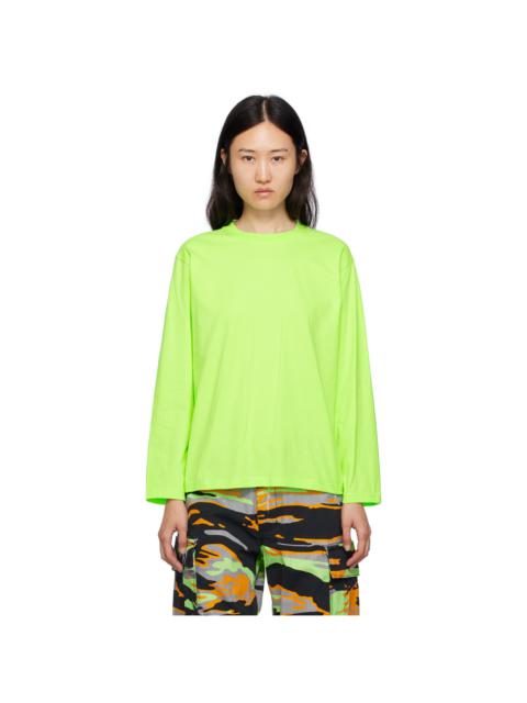 Stockholm Surfboard Club Green Printed Long Sleeve T-Shirt