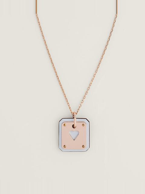 Hermès As de Coeur pendant, small model