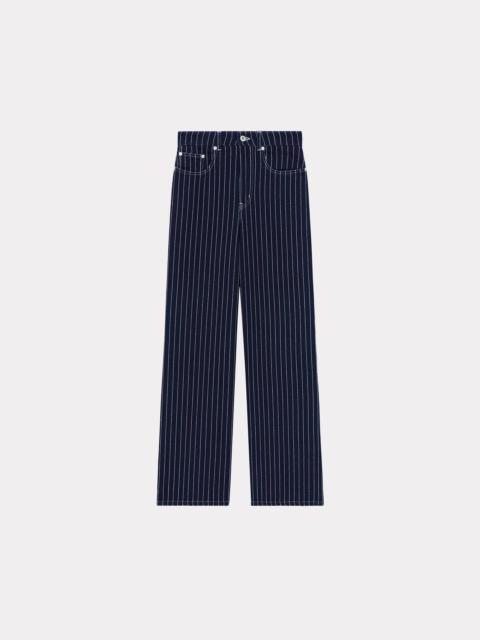 'KENZO Sashiko Stitch' wide-leg jeans