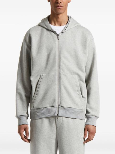 PESERICO zip-up hooded sweatshirt