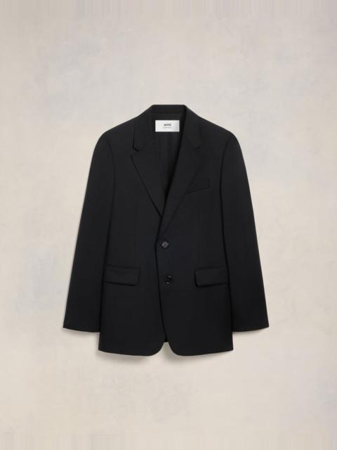 ジャケット AMI PARIS FW24 DOUBLE BREASTED JACKET (FBV217 WV00480511) AMI Paris Navy Double-Breasted Blazer AMI