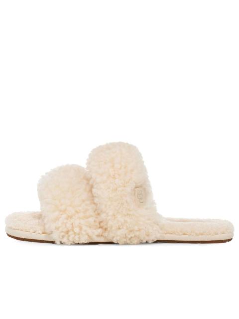UGG (WMNS) UGG Maxi Curly Scuffetta Slippers 'Cozy Minimalist Beige' 1130837-CYNT
