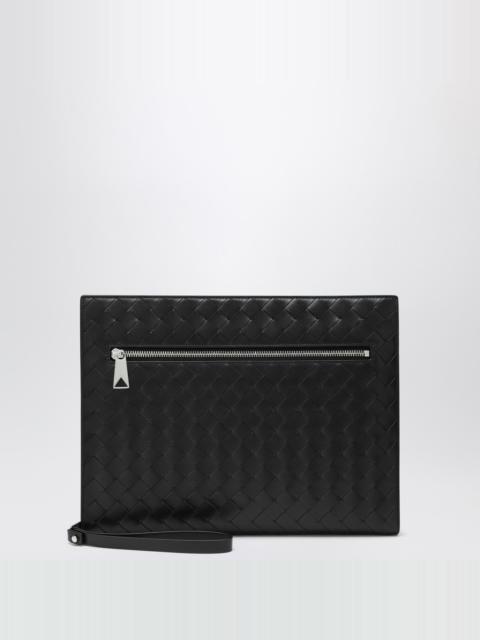 Bottega Veneta Black Intrecciato document holder