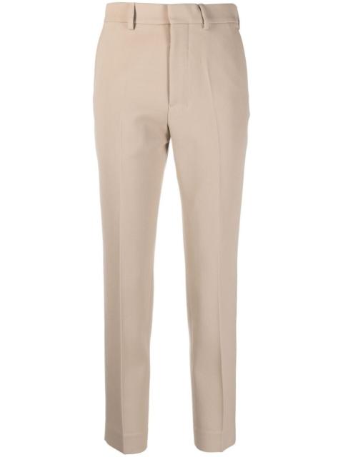 AMI Paris high-waisted slim-fit trousers