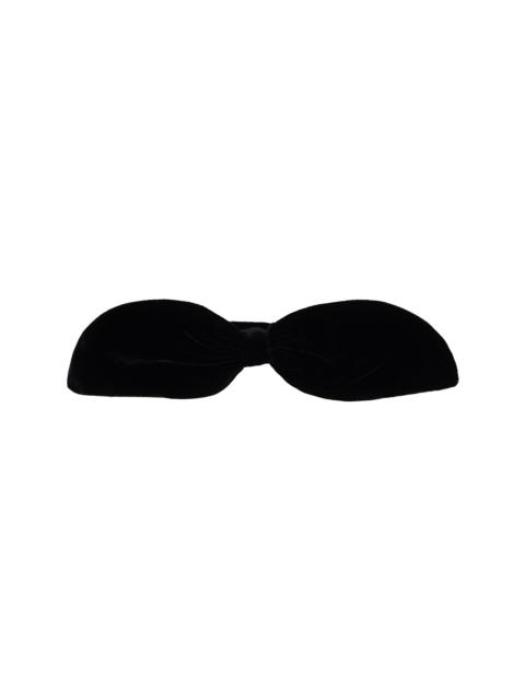 Valentino Black Valentie Velvet Bow Tie