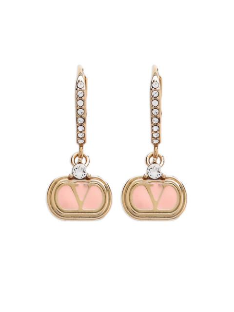 Valentino crystal-embellished VLogo Signature earrings