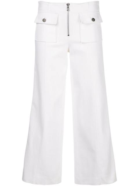 Cinq à Sept flared cropped jeans