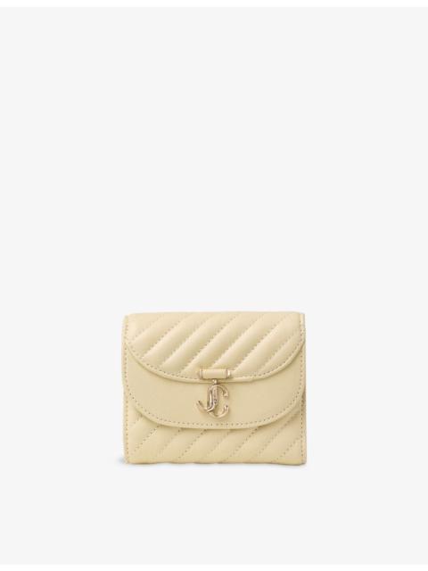 JIMMY CHOO Curve Marinda Quilted Biker Leather Wallet