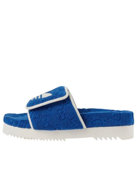 adidas adidas x Gucci GG Platform Sandal 'Blue' 702412UU0104160