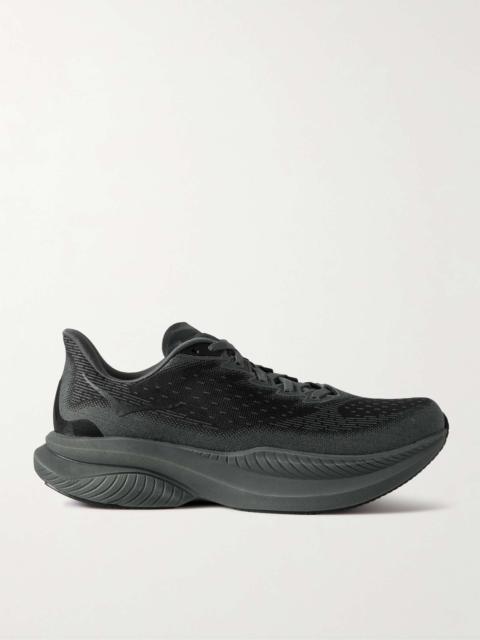 HOKA 성과 Mach 6 고무 Trimmed 메시 발판