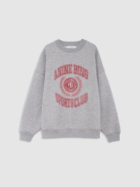 ANINE BING Miles Sweatshirt Collegiate - Grey