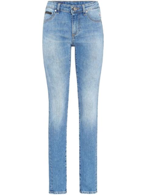PHILIPP PLEIN logo-patch jeans