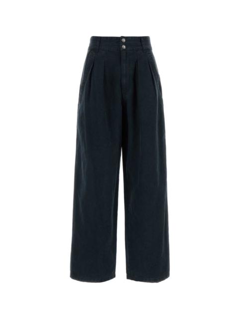 Isabel Marant Étoile Black Denim Wide-leg Nadine Jeans