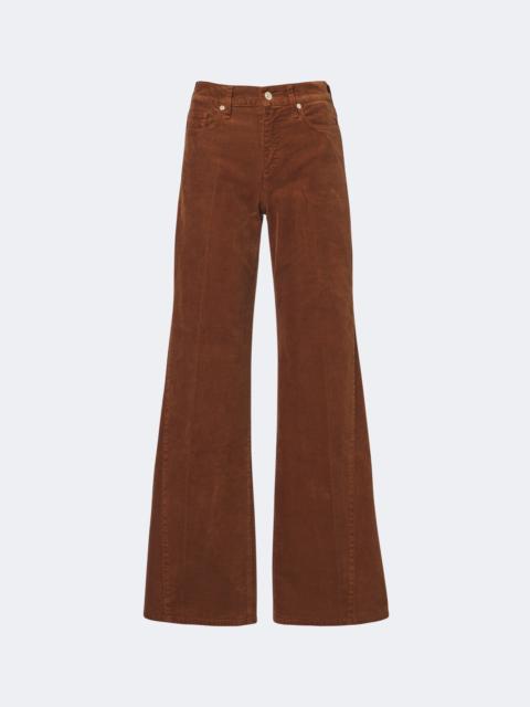 7 For All Mankind Lotta cotton-blend corduroy wide-leg pants