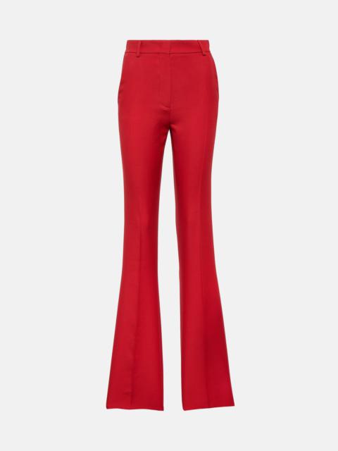Valentino Crêpe Couture high-rise flared pants