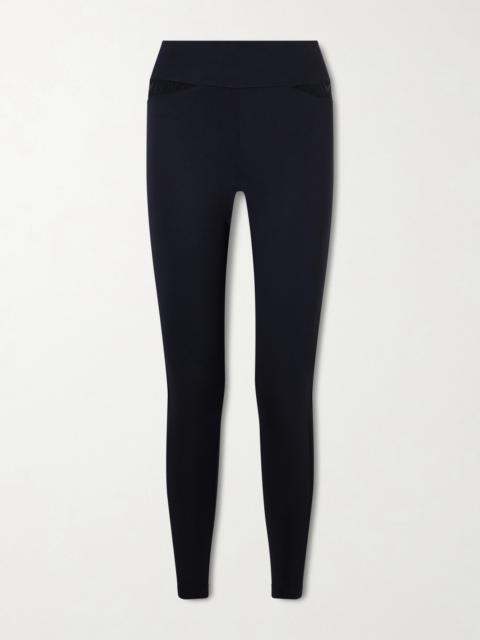 ERES Comaneci Mesh-trimmed Stretch-jersey Leggings