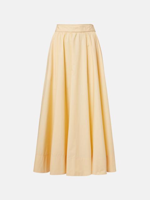 FARM RIO Cotton midi skirt