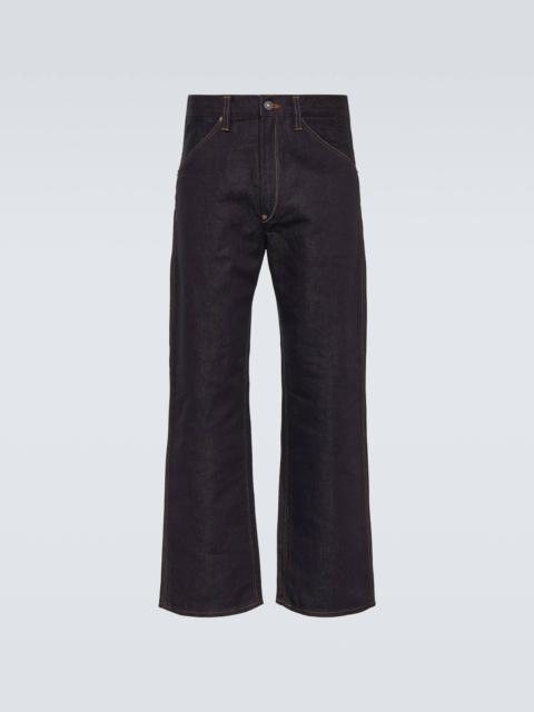 x Levi's® cotton and linen straight jeans