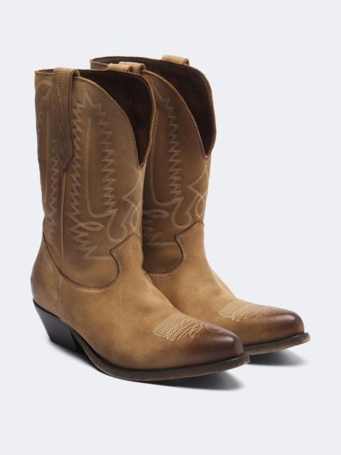 Golden Goose Wish Star leather cowboy boots