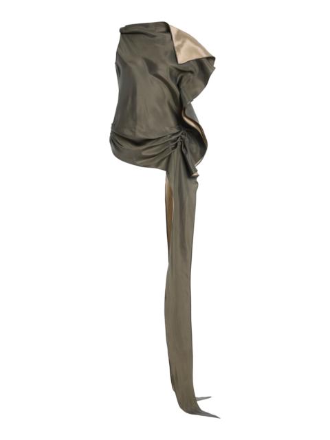 KALLMEYER Elif Silk Blouse dark grey