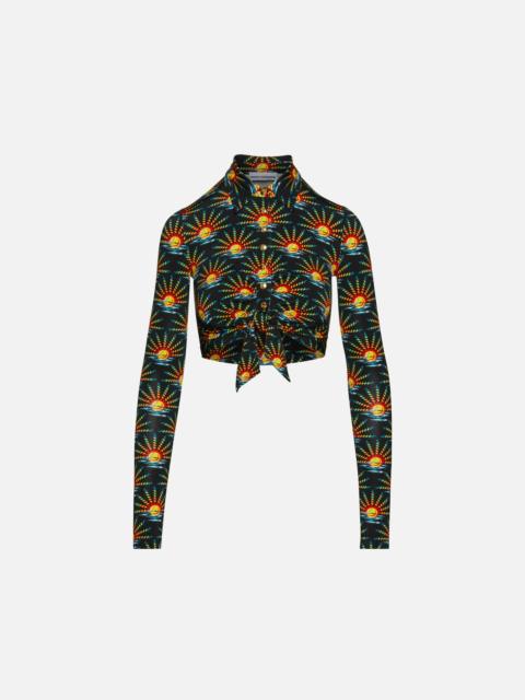 rabanne Front Tie Top