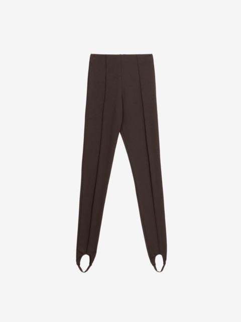 The Frankie Shop Caserta Stirrup Leggings - Brown