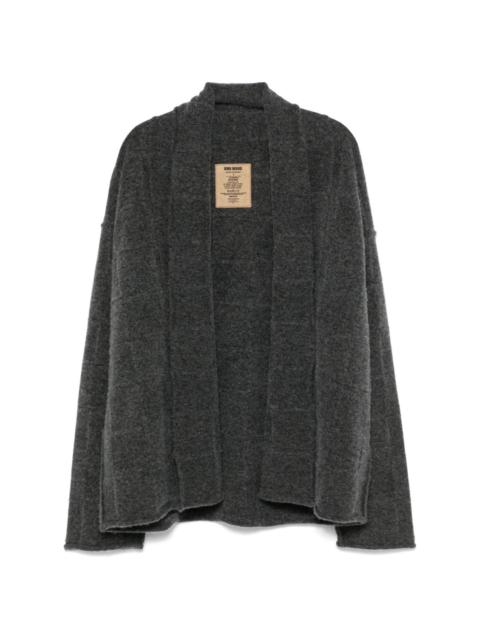 shawl-collar cardigan