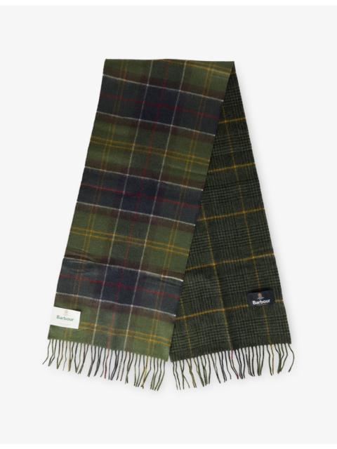 Barbour Dramside Reversible Wool Scarf