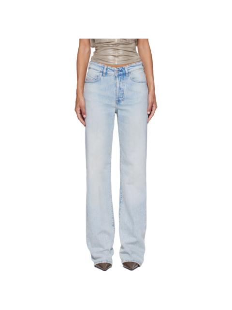 Diesel Blue Regular High Waist 1971 D-Sent Jeans