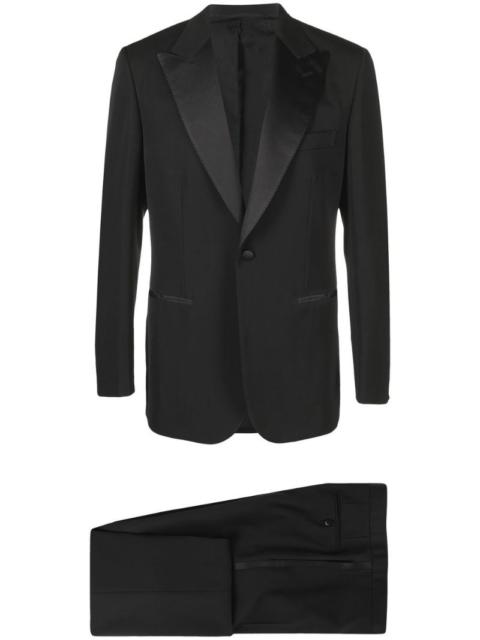 Brioni peak-lapels single-breasted suit