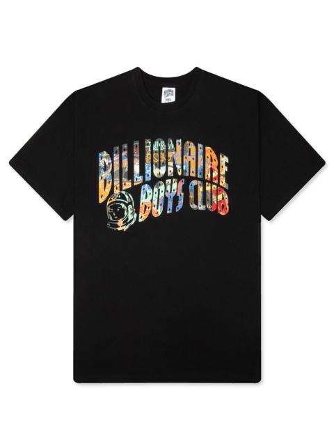BILLIONAIRE BOYS CLUB CURVE LOGO S/S TEE - BLACK