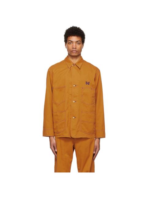 NEEDLES Orange Smith's Edition Coverall Twill Shirt