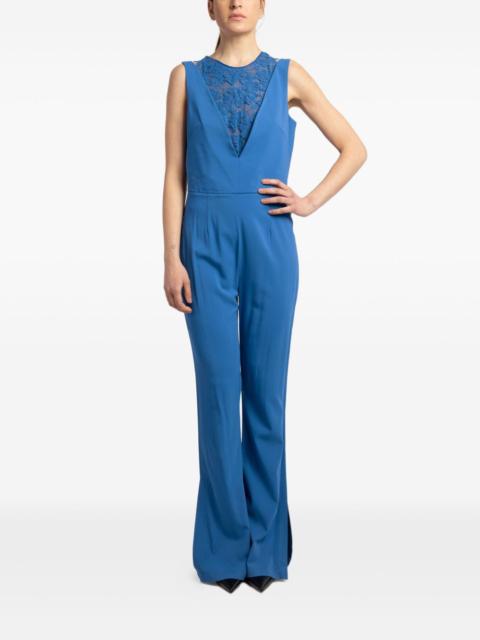 PINKO lace insert flared jumpsuit