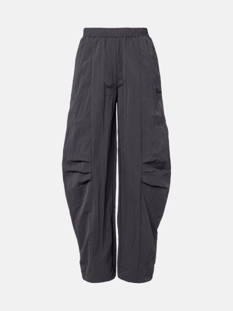 ROTATE Paneled barrel-leg pants