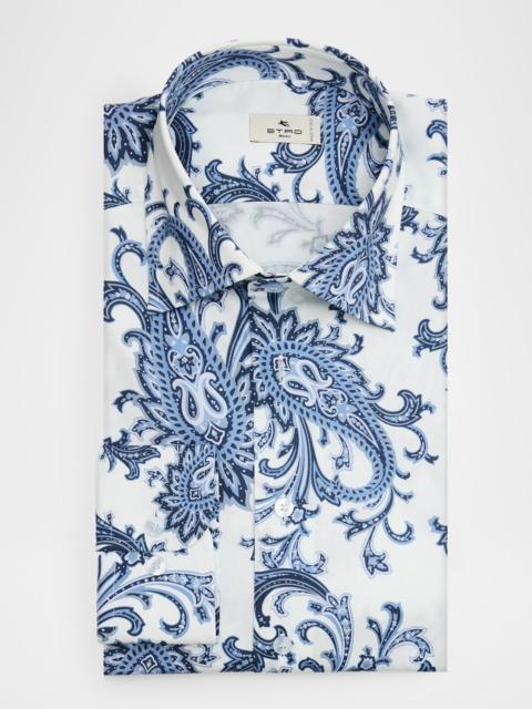 Etro Men's Paisley Jacquard Roma-Fit Dress Shirt
