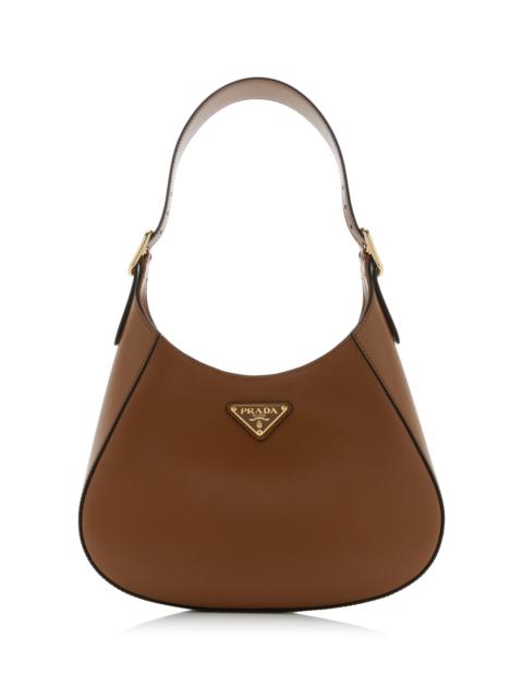 Prada Leather Shoulder Bag brown
