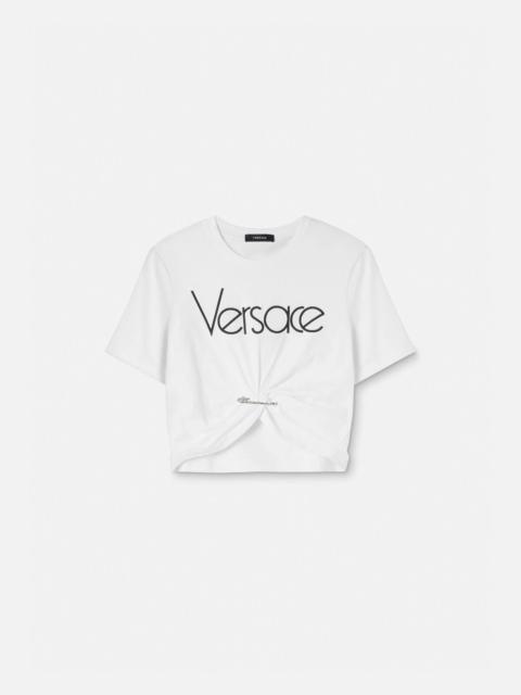 VERSACE Safety Pin 1978 Re-Edition Logo T-Shirt