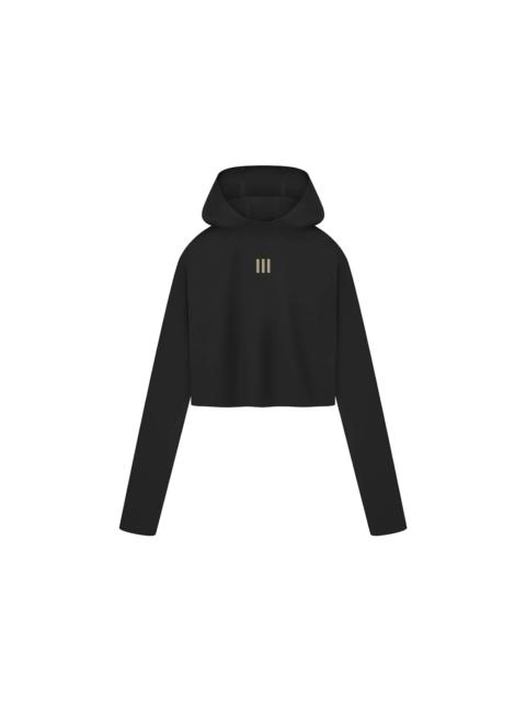 Fear of God Fear of God Athletics Womens Base Layer Crop Hoodie Black