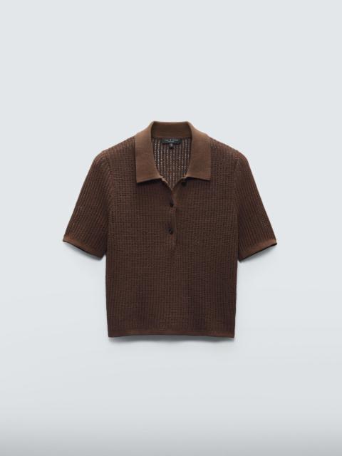 rag & bone Viola Cotton Polo
Slim Fit