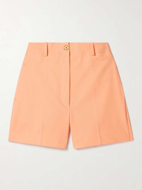 PATOU Wool-blend twill shorts