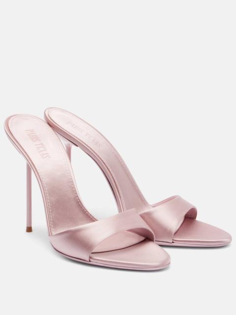PARIS TEXAS Lidia 105 satin mules