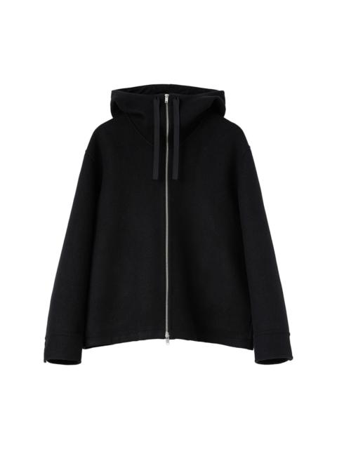 Jil Sander hooded virgin wool-blend jacket