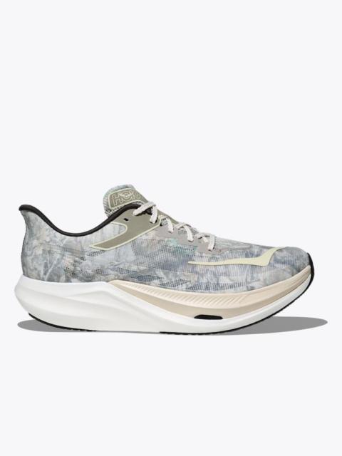 HOKA Rocket X 3 John Elliott Shoes in Spray Green/Antique White