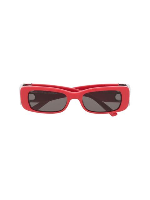 BALENCIAGA Dynasty rectangle-frame sunglasses