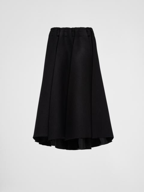 Cloth midi-skirt
