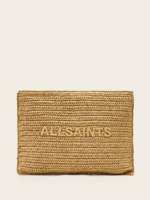 ALLSAINTS BETTINA WOVEN CLUTCH BAG
