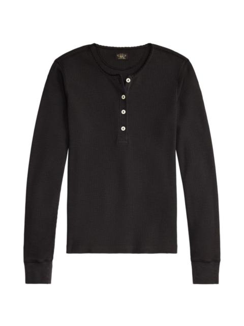 RRL by Ralph Lauren long sleeve polo top