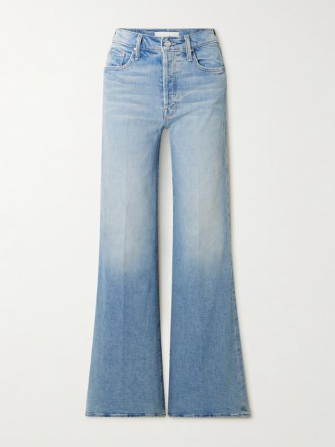 MOTHER The Tomcat Roller Sneak High-rise Wide-leg Jeans